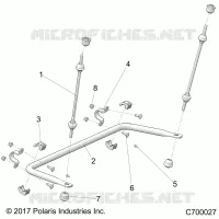 SUSPENSION, REAR STABILISATORSTANGE