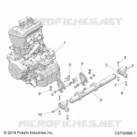 MOTOR, MOUNTING & LONG BLOCK
