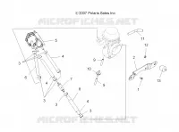 MOTOR, VERGASER MOUNTING AND BENZINPUMPE AND LINES
