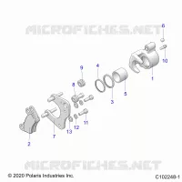 BRAKES, BRAKE BREMSZANGE VORNE