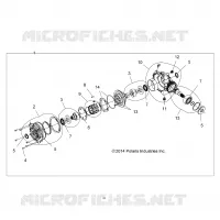ANTRIEB, FRONT GETRIEBEGEHÄUSE INTERNALS