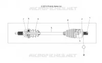 ANTRIEB, DRIVE SHAFT, FRONT