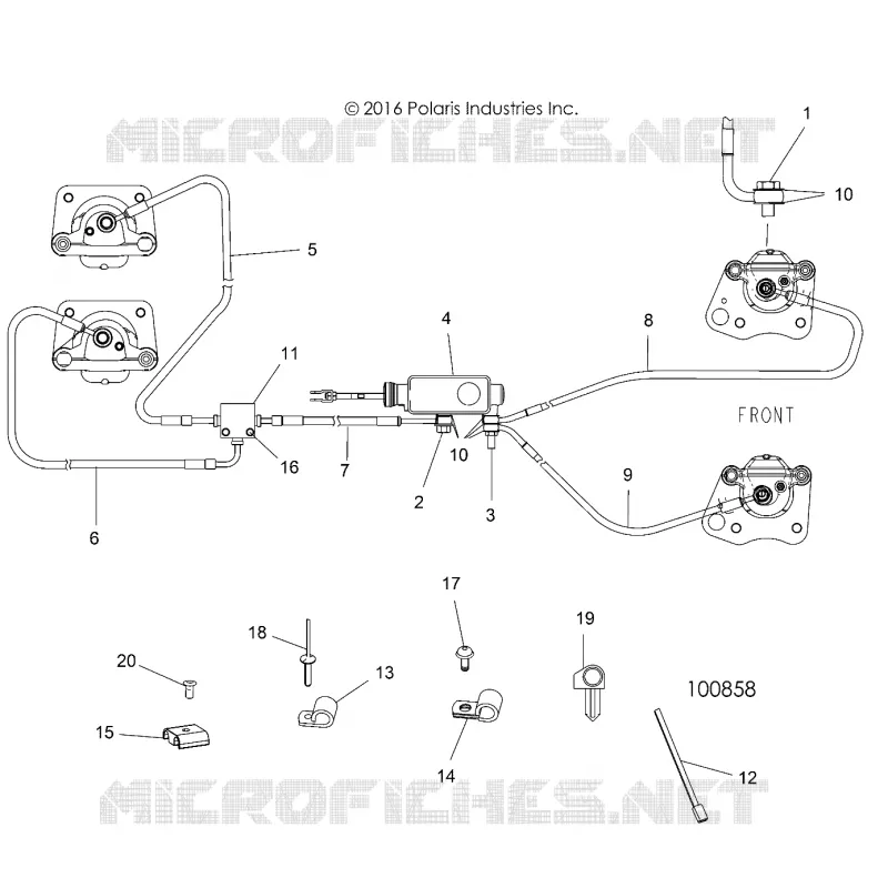 BRAKE LINES AND MASTER CYLINDER