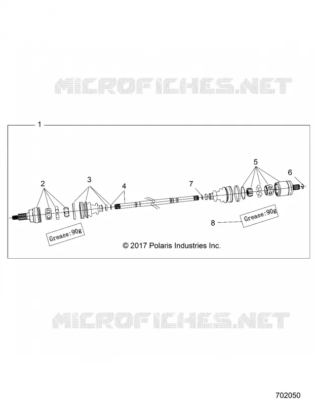 DRIVE TRAIN, FRONT ACHSWELLE