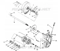 ANTRIEB ASSEMBLY  500 EFI 0952774, EFI SKS 0952574,   EFI SKS PT 095297 (4929052905B012)