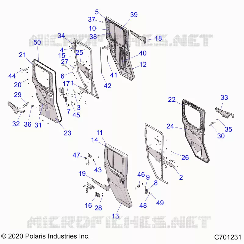 DOORS, REAR, FULL
