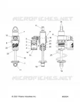 SUSPENSION, FRONT SHOCK TRACK, VELOCITY