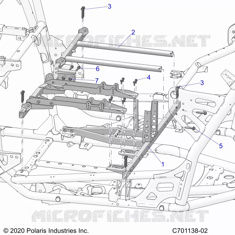 CHASSIS, SEAT AND CENTER KONSOLENEINBAU