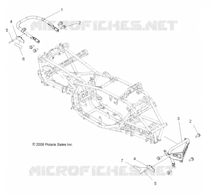 CHASSIS, BUMPER AND GRAB BAR