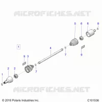 ANTRIEB, DRIVE SHAFT, FRONT