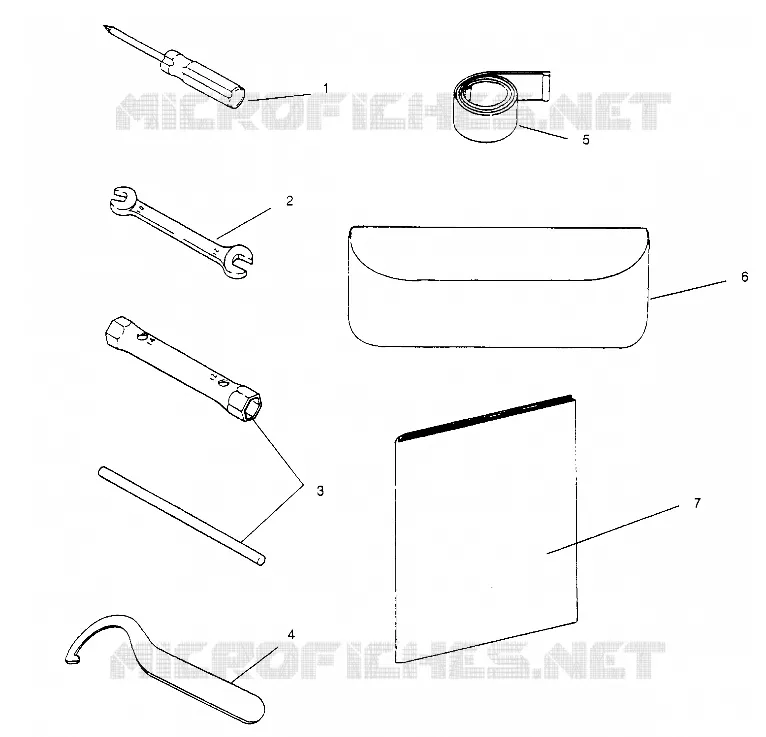 TOOL KIT LITE GT 0953133 AND  EUROPEAN LITE GT E953133 (4928922892C001)