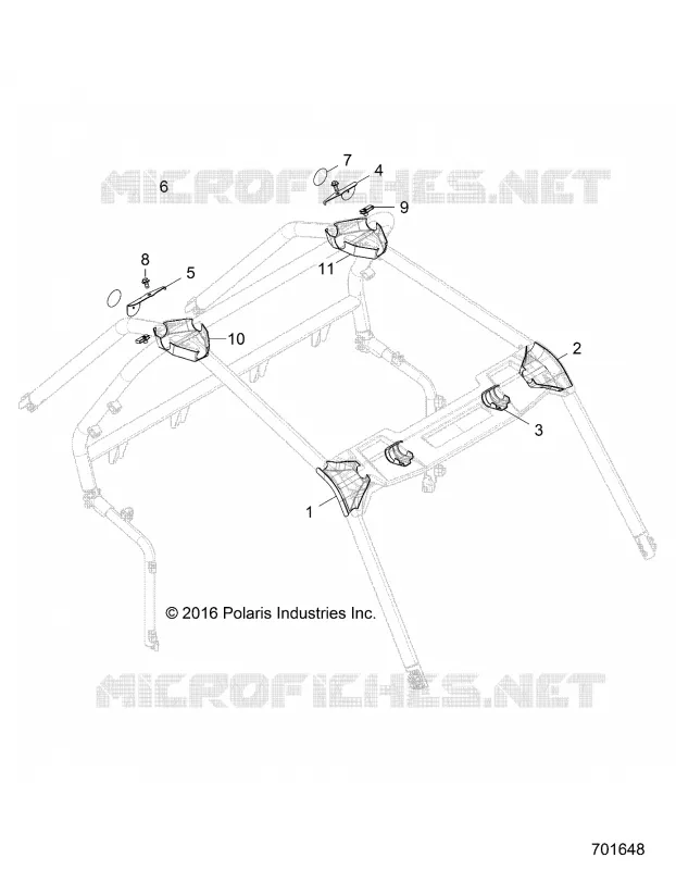 CHASSIS, CAB RAHMEN ACCESORIES- Z17VDS99CM (701648)