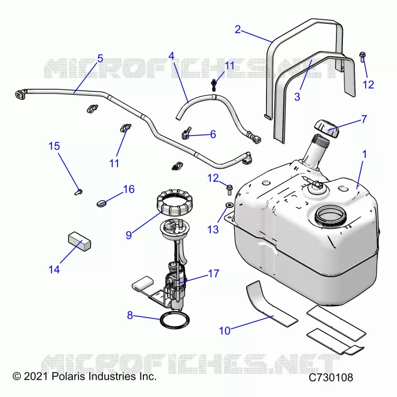KRAFTSTOFFSYSTEM, FUEL TANK ASM.