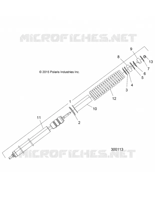 SUSPENSION, FRONT STRUT
