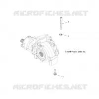 ANTRIEB, GEARCASE MOUNTING, FRONT