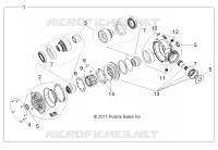 ANTRIEB, FRONT GETRIEBEGEHÄUSE INTERNALS