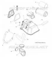 MOTOR, LUFTEINLASS