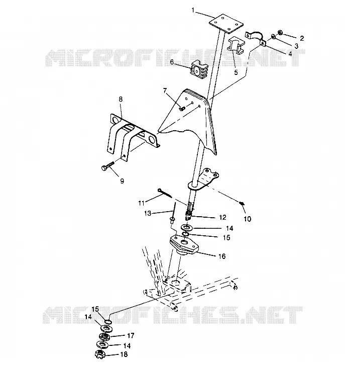 Lenksäule ASSEMBLY  2X4 300 W957530 (4930053005B006)