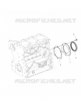 ENGINE, KURBELWELLE OIL SEAL FLANGE