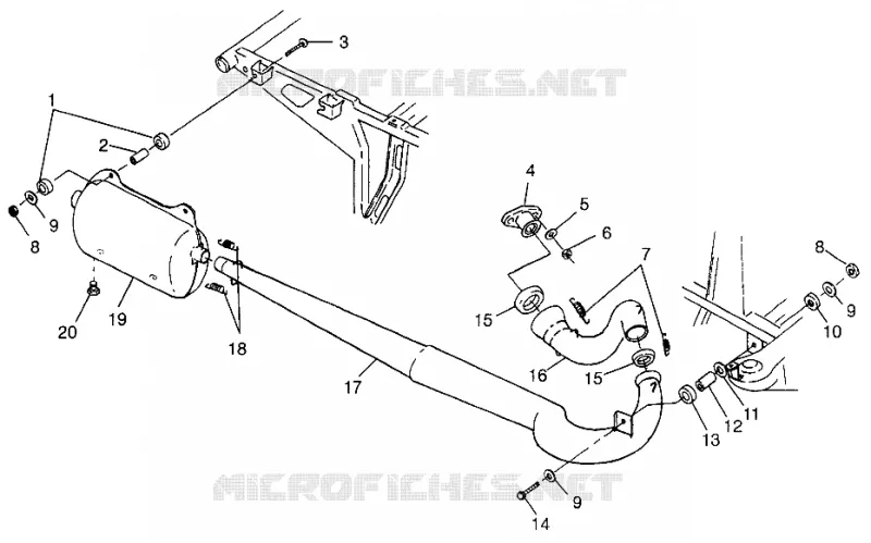 ABGASSYSTEM Scrambler 400 W98BC38C (4947254725A012)