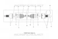 DRIVE TRAIN, ANTRIEBSWELLE, REAR