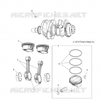 MOTOR, KURBELWELLE AND KOLBEN