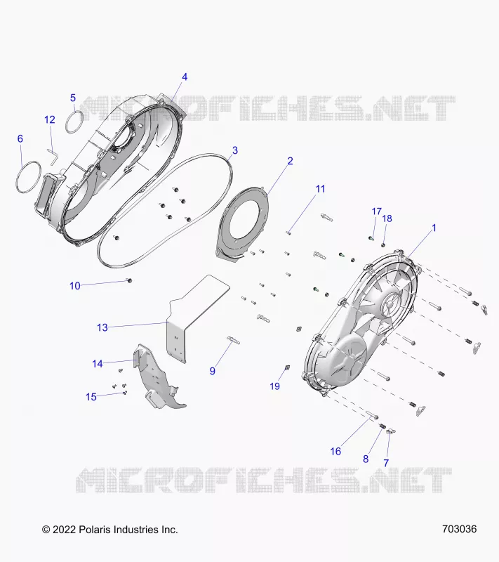 ANTRIEB, CLUTCH COVER, INNER/OUTER