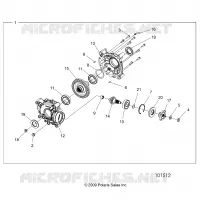 DRIVE TRAIN, HINTER GEARCASE INTERNALS