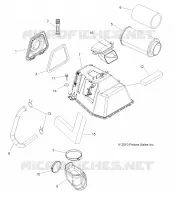 MOTOR, LUFTEINLASS