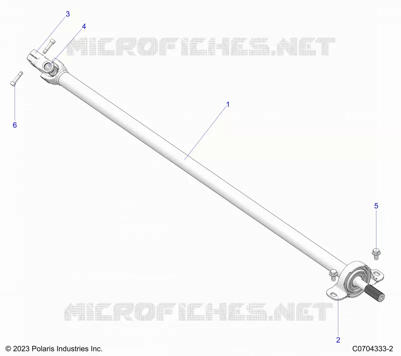 ANTRIEB, REAR PROP SHAFT