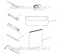 TOOL KIT XLT TOURING 0952857 AND  EUROPEAN XLT TOURING E952857 (4929172917B011)