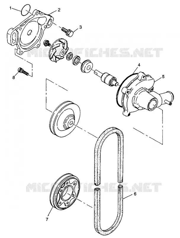 WASSERPUMPE XLT LTD 0973756 and EUROPEAN XLT LTD E973756 (4937793779C007)