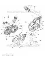 ANTRIEB, CLUTCH OVER AND DUCTING