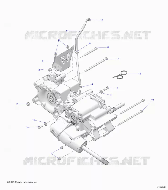 ANTRIEB, MAIN GEARCASE MOUNTING