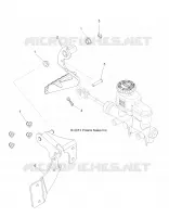 BREMSES, PEDAL AND MASTER CYLINDER