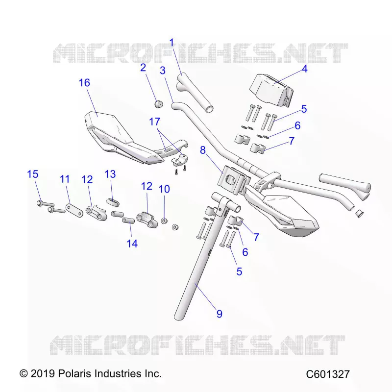 UPPER LENKEN & HANDLEBAR ASM.