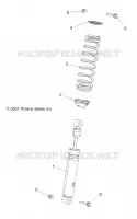 SUSPENSION, FRONT SHOCK