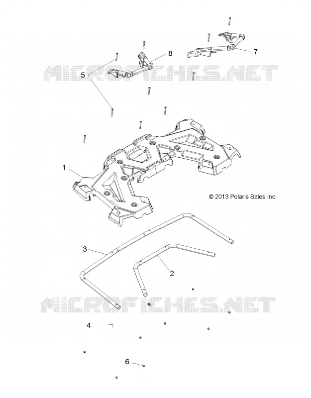 KAROSSERIE HINTEN RACK AND HAND GRIPS