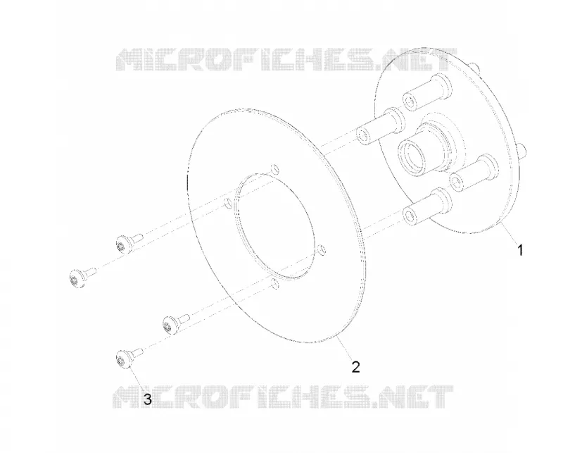 RADS, COMPONENTS, END, 7.56 INCH, DISC 4 BOLT