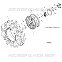 RADS, FRONT AND HUB