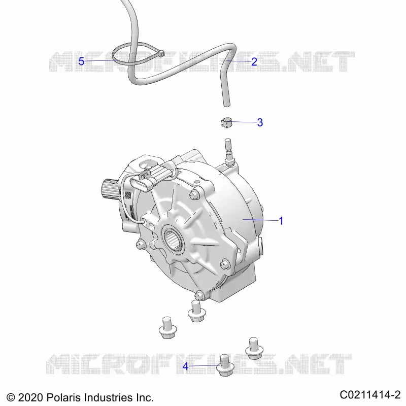 ANTRIEB, FRONT GEARCASE MOUNTING