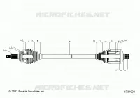 ANTRIEB, FRONT HALF SHAFT