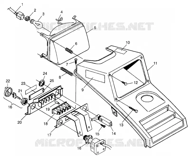 SCHEINWERFER TRAIL BOSS W97AA25C (4940574057A013)