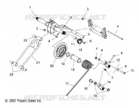 SUSPENSION, HINTER Drehmomentarm (DRAGON)