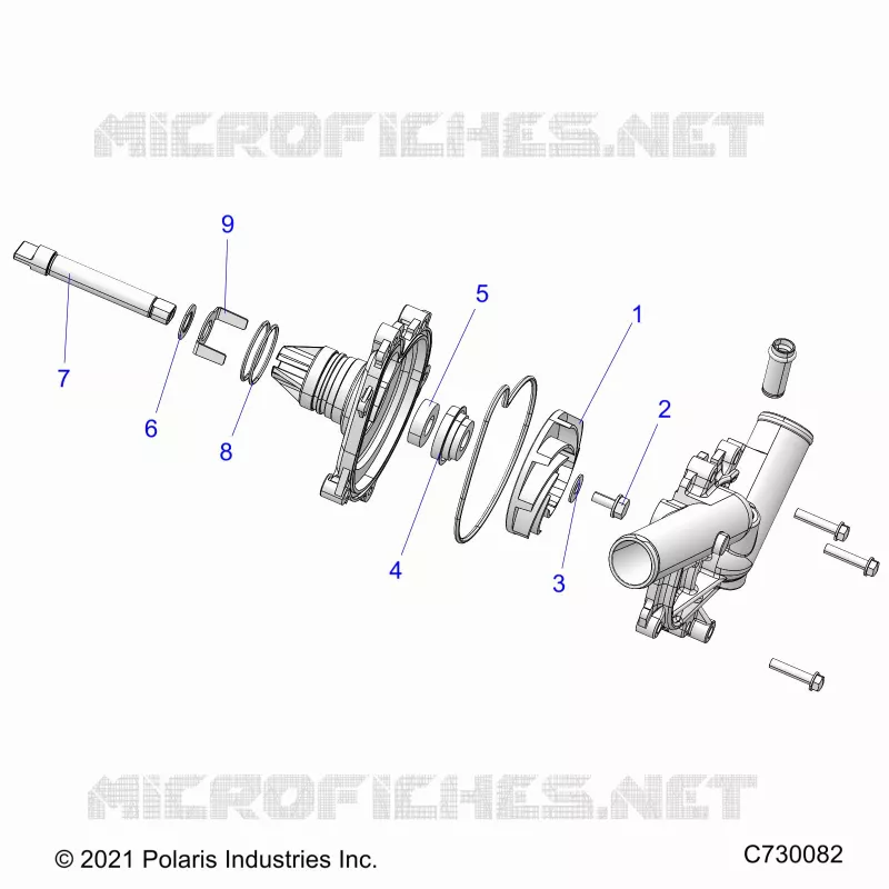 MOTOR, WATERPUMP ASSEMBLY