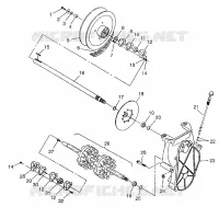 ANTRIEB 700 RMK 0970966, 700 SKS 0970566, and EUROPEAN 700 SKS E970566 (4938573857B009)