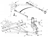 Querlenkern Sport 400L W97BA38C and Trail Blazer W97BA25C (4940124012B006)