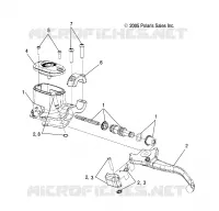 VORDERBREMSE BRAKE LEVER AND MASTER CYLINDER