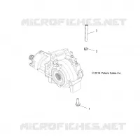 ANTRIEB, GEARCASE MOUNTING, FRONT