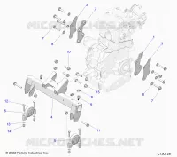ENGINE, ÃŒBERTRAGUNG MOUNTING & LONG BLOCK